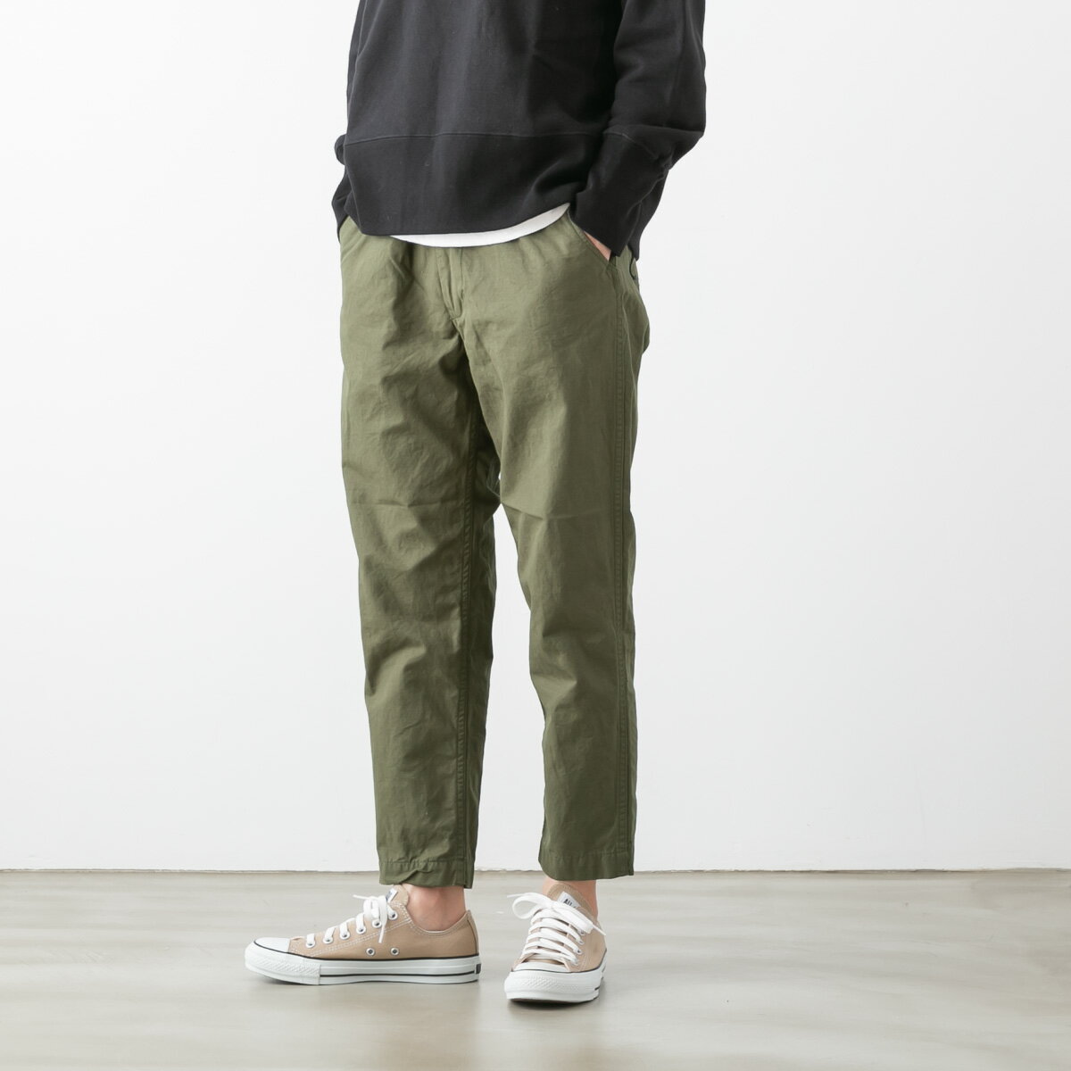 orSlow オアスロウ ユニセックス ニューヨーカー パンツ UNISEX NEW YORKER ARMY GREEN 1002-76