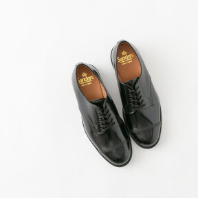 SANDERS サンダース MILITARY DERBY SHOE BLACK POLISHING LEATHERミリタリー ダービーシューズ ブラックレザー 1830B