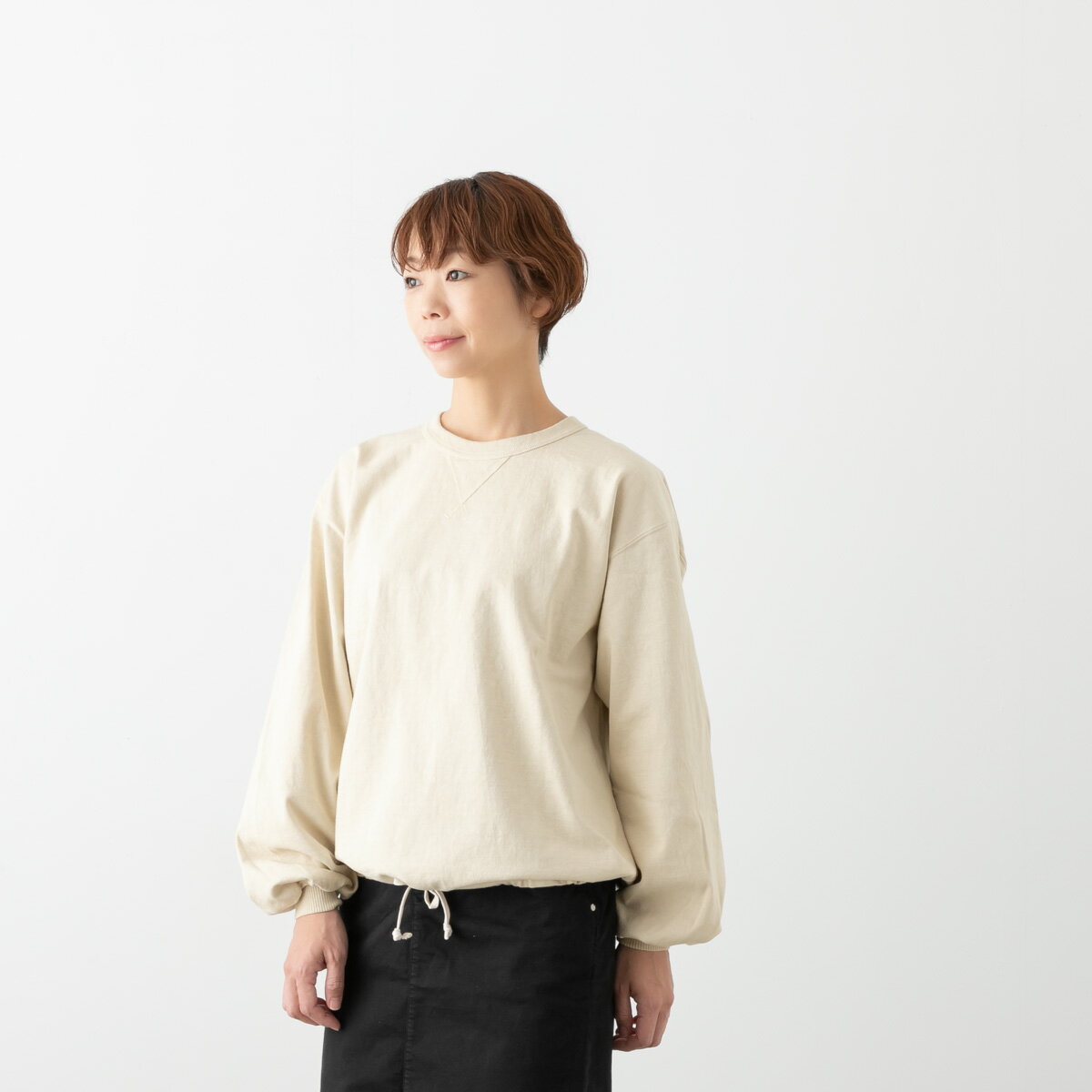 ([OK) caqu TLE OX[u XEFbg TVc L/S Sweat Tee 3F 32009