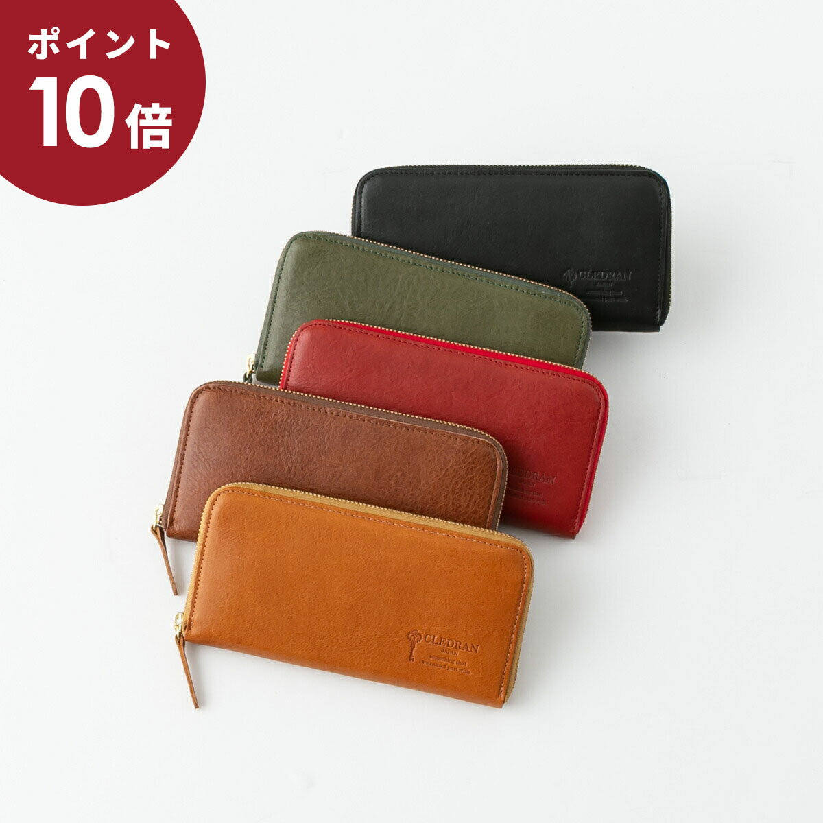 (28h限定★最大1,000円OFFクーポン)CLEDRAN クレドラン レザー ロング ウォレット LUST SERIES SLIM WALLET 5色 S6514