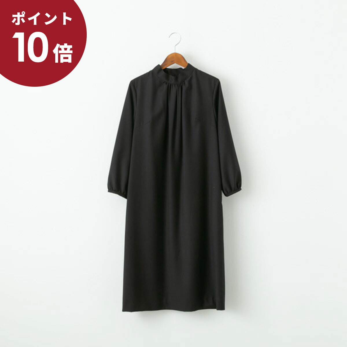 【30 OFF】SARAHWEAR サラウェア ボトルネック ドレス ワンピース 2色 C71016