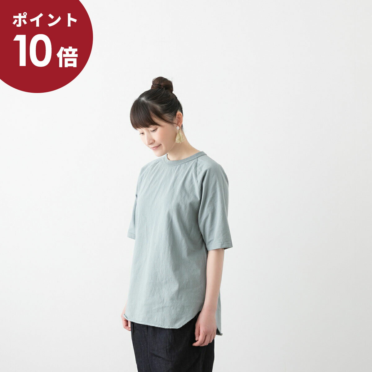 (P10倍!!5/9 20:00~5/16 01:59)(メール便OK) WALLA WALLA SPORT ワラワラスポーツ 1/2 LOOSE BASEBALL TEE 5分袖 ルーズ ベースボール ..