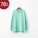 【70%OFF】HARVESTY ハーベスティ アメリカンドライ 天竺 長袖 ジャンボ ポロ 3色 A52202