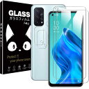 【2+2枚セット】OPPO Reno5 A 用のフィルム oppo reno5 a 用のカメラフィルム【Huy】Reno5 A 用の 液晶保護フィルム 旭硝子素材採用 強化ガラス フィルム 硬度9H 超薄 2.5D 耐衝撃 撥油性 超耐久 耐指紋
