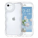GUAGUA iPhone Se ケース クリア ウェーブ いphone Se第3世代 Se第2世代 7 8 se2 se3 ソフト 純透明 ケースTPU ウェーブ 人気 バンパー 耐衝撃 超軽量 薄型 ワイヤレス充電対応 ストラップホール付き 楕円