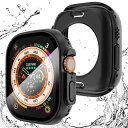 TALENANA for Apple Watch Ultra 2/Ultra ケース 49mm 【3 in 1防水設計】 アップルウォッチ液晶保護フィルム+防水保護ケース+背面ケースの3 in 1デザイン Apple Watch Ultra 2/Ultr(3)