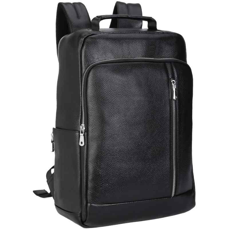 [Masa Kawa] 雅革 リュック メンズ 本革 ビジネスリュック 大容量 防水 レザー リュックサック スクエ..