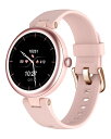 SHANG WING スマートウォッチ レディース iphone アンドロイド対応 レディース 丸型 腕時計 歩数計 活動量計 Smart Watch Women 1.09インチ高精細画面 生理周期管理 文字盤自由設定 技適認証済み Lynn