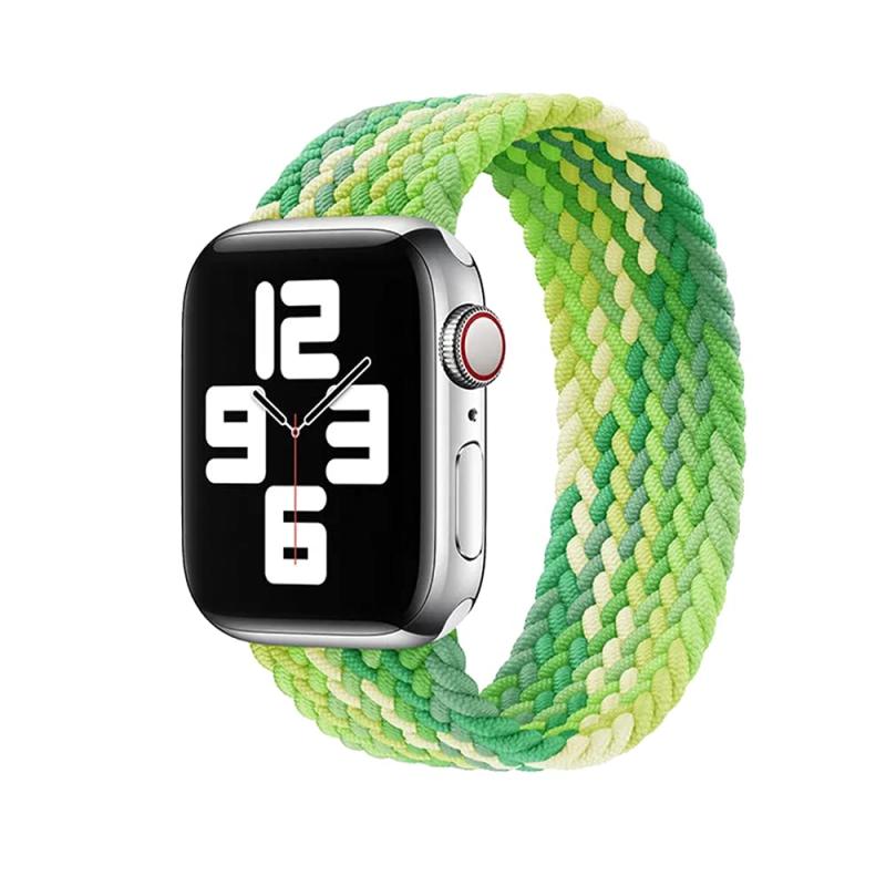 コンパチブル apple watch バンド アップルウォッチ用バンド リサイクル糸製 ソロループバンド スポー..