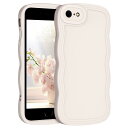 GUAGUA iPhoneSe ウェーブ ケース iPhone7 8 いPhone SE 7 8 ケース うねうね 可愛い se第2世代 se第3世代人気 スマ...