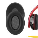 Geekria イヤーパッド QuickFit 互換性 パッド MPOWs 059 ヘッドホンに対応 パッド イヤー/イヤーカップ (プロテインレザー/黒)