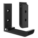 Geekria 壁掛けフック 折りたたみ式 ヘッドセットハンガー ヘッドホンホルダー 3M粘着テープ付き耐荷重1kg ネジ付き20kg ヘッドバンド保護パッド付...