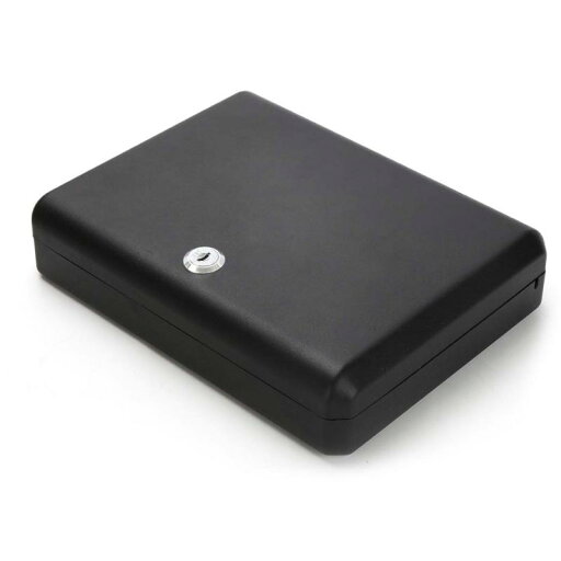 Jssmst(ジェスマット) 手提金庫 安心保管ボックス スポンジで衝撃緩和 キーロック式 盗難防止 専用ワイヤー付 27.5x20.5x5.5cm Jssmst(ジェスマット) 手提金庫 安心保管ボックス スポンジで衝撃緩和 キーロック式 盗難防止 専用ワイヤー付 27.5x20.5x5.5cm