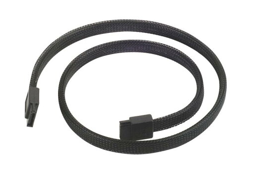 SilverStone SATA信号ケーブル ブラック 50cm SST-CP07 SilverStone SATA信号ケーブル ブラック 50cm SST-CP07
