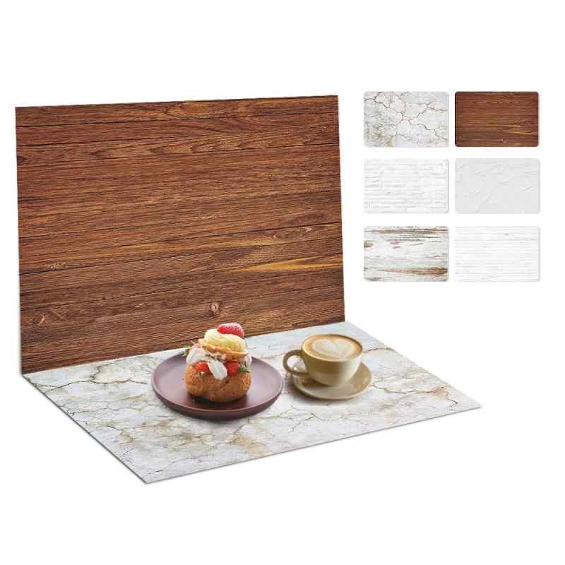 Hemmotop 撮影 背景シート 42x32cm 6枚 6柄 両面違う図柄 同じ柄2枚デザイン 背景紙 組み合わせ使用可 ..