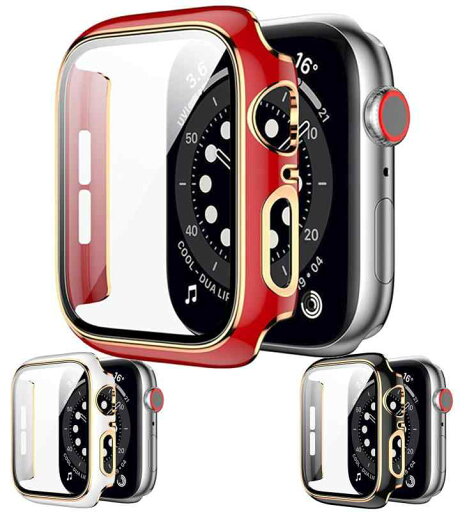 venk Apple Watch用 アップルウォッチ 8 7 SE 6 5 4 3 2 Series対応に専用ケース カバー ガラスフィルム 一体型 38mm 40mm 42mm 44mm 41mm 45mmシリーズに全面保護 venk Apple Watch用 アップルウォッチ 8 7 SE 6 5 4 3 2 Series対応に専用ケース カバー ガラスフィルム 一体型 38mm 40mm 42mm 44mm 41mm 45mmシリーズに全面保護