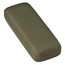 メイガン(Meigan) メガネケース コンパクト スリム じょうぶ な メンズ メタル ハードケース グリーン 2096-04