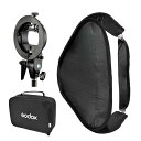 Godox ソフトボックス 40x40cm 折りたたみ フォトスタジオ用 多機能 快速収納 Sタイプフラッシュブラケット付き 撮影用 ライトテント ストロボ/フラッシュ/ソフトボックス/傘対応 Bowens マウン