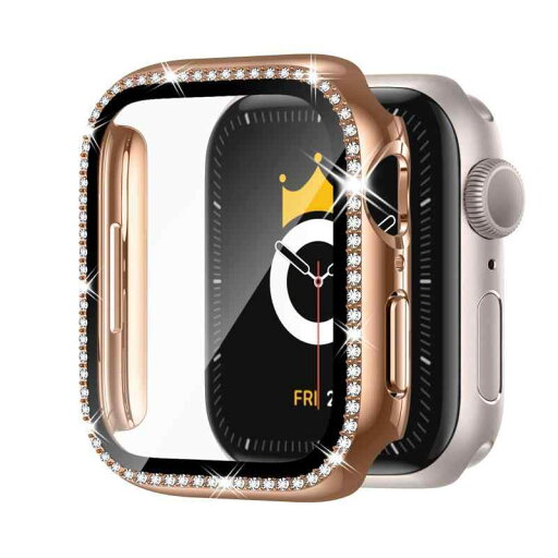 Adepoy コンパチブル Apple Watch ケース 38mm iWatchケース キラキラ 保護フィルム付き クリスタルダイヤ付き アップルウォッチカバー 女性専用 全面保護ケース(38mm Series 3/2/1 ローズゴールド) Adepoy コンパチブル Apple Watch ケース 38mm iWatchケース キラキラ 保護フィルム付き クリスタルダイヤ付き アップルウォッチカバー 女性専用 全面保護ケース(38mm Series 3/2/1 ローズゴールド)