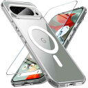 Google Pixel 9 Pro XL ケース BESINPO 【ガラスフィルム付き・MagSafe対応】 Pixel9 Pro XL ケース 透明 黄ばみなし マグネット搭載 マグセーフ対応 グーグル ピクセル9 プロ XL ケース 全面保護 耐衝(3)