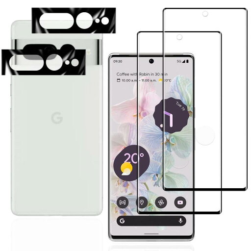 【2+2枚入り、指紋認証対応】FOR Google Pixel 7 Pro 用の曲面 ブラックエッジガラスフィルム 2枚 + 2枚 FOR Google Pixel 7 Pro 用のカメラ 強化ガラス FOR Google Pixel 7 Pro 用のガ 【2+2枚入り、指紋認証対応】FOR Google Pixel 7 Pro 用の曲面 ブラックエッジガラスフィルム 2枚 + 2枚 FOR Google Pixel 7 Pro 用のカメラ 強化ガラス FOR Google Pixel 7 Pro 用のガ