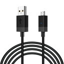 PS4 コントローラー 用 microUSB充電コード/データケーブル(2.75M/1本) PS4充電ケーブル Xbox One プレステ4 slim/PS4 Pro等対応 (1本)(2)