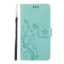 らくらくスマートフォン F-42Aケース手帳型 可愛い花柄 横開きらくらくスマートフォン me F-01L 高級PUレザーケース ストラップ付き F01L F42A スマホケース カードポケット付きFujitsu 富士通 スマ