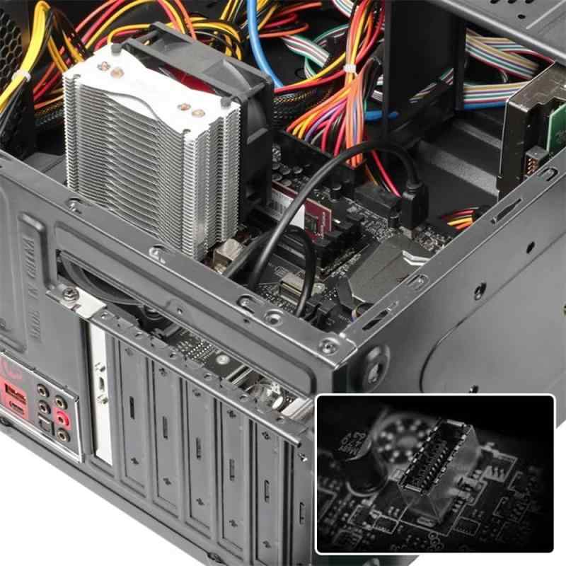 NFHK USB 3.1 フロントパネルヘッダーからUSB 3.0 20ピンヘッダー延長ケーブル 20cm ASUSマザーボード用