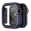 WASPO コンパチブル Apple watch ケース 頑丈 42mm 高感度強化フィルム付き アップルウォッチケース 保護カバー iWatch ケース 耐衝撃 落下 吸収(Series 3/2/1 ブルー)