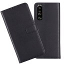 【Anrek】SONY Xperia 1 iii/docomo SO-51B /au SOG03 兼用 ケース 手帳型 カバー ( ブラック) ソニー エクスペリア so51b sog03 ドコモ xperia 1 iii 手帳型ケース カード収納 サイ