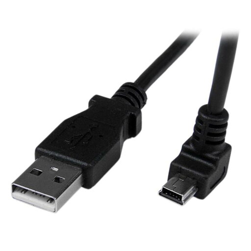 StarTech.com USBケーブル/2m/Type-A - Mini B (L型下向き)/オス - オス USBAMB2MD StarTech.com USBケーブル/2m/Type-A - Mini B (L型下向き)/オス - オス USBAMB2MD