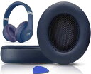 SoloWIT イヤーパッド イヤークッション Beats Studio3 & Studio2 Wired/Wireless ワイヤレスヘッドホン 用 交換パッド A1914/B0500/B0501 用 ヘッドセットパッド 遮音 メモリフォーム (紺)(2)
