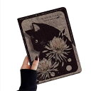2024 iPad mini A17 Pro ケース iPad Mini6 ケース 花柄 可愛い レディース 柄付き フラワー オートスリープ Apple Pe...