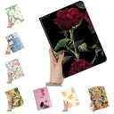 可愛い iPad 第 6 世代 第 5 世代 iPadAir iPadAir2 ケース 花柄 ペンホルダー付き Apple Pencil 収納 女性 人気 アイパッド 6 iPad 5 カバー オリジナル 印刷 お洒落 ブック式 (iPad5/iPad6