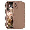GUAGUA iPhone X ケース iPhoneXS ケース TPU ウェーブ うねうね 人気 ソフト いPhone X XS バンパー 耐衝撃 超軽量 薄...