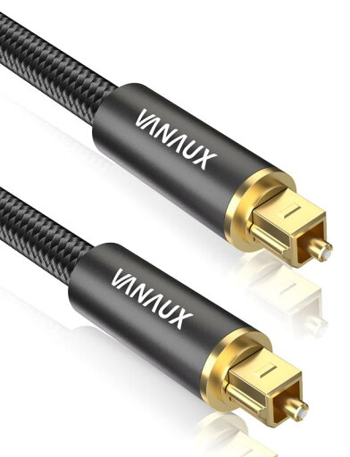 VANAUX光デジタルケーブル Toslink光ファイバーデジタル S/PDIF OPTICAL オーディオケーブル ホームシアターにも使用可能、サウンドバー、テレビ、PS4、CDプレーヤー、ブルーレイプレーヤー、ゲー VANAUX光デジタルケーブル Toslink光ファイバーデジタル S/PDIF OPTICAL オーディオケーブル ホームシアターにも使用可能、サウンドバー、テレビ、PS4、CDプレーヤー、ブルーレイプレーヤー、ゲー