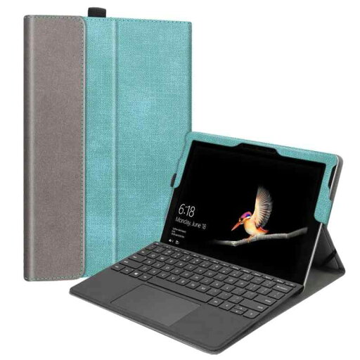 Fintie Microsoft Surface Go 4 / 3 / 2 / 1 2023/2021/2020/2018 10インチ ケース PUレザー 薄型 軽量 スタンド機能 マルチ視角 ペンホルダー付き スタンドカバー(ターコイズ) Fintie Microsoft Surface Go 4 / 3 / 2 / 1 2023/2021/2020/2018 10インチ ケース PUレザー 薄型 軽量 スタンド機能 マルチ視角 ペンホルダー付き スタンドカバー(ターコイズ)