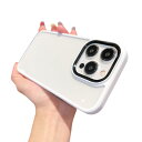 iPhone 11 ケース クリア 透明 アイフォン iPhone11 ケース カバー 2色 配色 薄型 可愛い レディース 背面ケース ハードケース,白