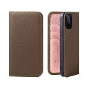 HANATORA iPhone用 15Pro ケース 手帳型 本革 スマホケース スマホ スタンド コードホルダー 付き シュリンクカーフレザー ギフト マグネットなし トープ + ピンク PH-15Pro-Taupe-PK ギフト 誕生日ギフ
