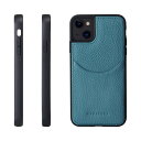 HANATORA iPhone15Plus ケース 本革 耐衝撃 スマホケース スマホ コードホルダー 付き シュリンクカーフレザー ギフト マグネットなし シ...