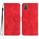 Gedurya AQUOS R3 ケース 手帳型 SH-04L ケース アクオス R3 SHV44 ケース ケース 帽子 シェイプ 808SH ケース スタンド機能 マグネット式 AQUOS R3 SH-04L スマホケース 携帯カバー 財布型 - レッ(3)