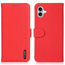 For iPhone 16 ケース 手帳型 本革 For アイフォン 16 カバー 財布型 高級本皮 シュリンクカーフレザー ライチ柄 良い触り心地 サイドマグネット式 2枚カード収納 横置きスタンド機能 耐衝撃 Ayakum