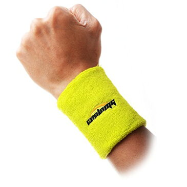 COOLOMG リストバンド 手首 タオル 無地 刺繍 汗拭き よく伸びる テニス バスケ 野球に適用 フリーサイズ 4個1組