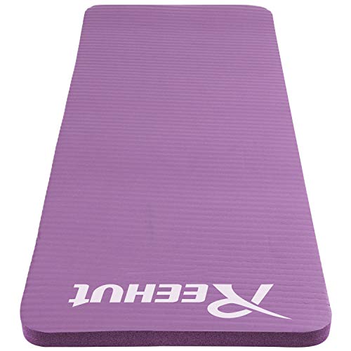 Reehut ヨガ膝パッド エルボーパッド クッション 衝撃緩和 滑り止め 厚み15mm ヨガ/ピラティス/エクササイズ/トレーニング用 ストラップ付き ヨガ補助 室内運動 高品質 耐高温 防水 防湿 耐裂性 エゴ素材 怪我防止 軽量 耐久性に優れ 保護格安セール情報　楽天　通販