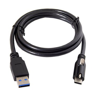 CY USB 3.1?Cロックコネクタto標準usb3?. 0データケーブルwithパネルマウントねじ1.2?M