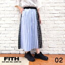 【P5倍★5/18 23:59まで】FITH フィス 服 新作 エコ ドビー プリーツスカート 12520802 ブランド レディース スカート ロングスカート...
