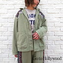 【★40%OFF】SALE セール Go To Hollywood ゴートゥーハリウッド ヘリンボン チロルヨーク ジャケット 1242202 ブランド レディ...