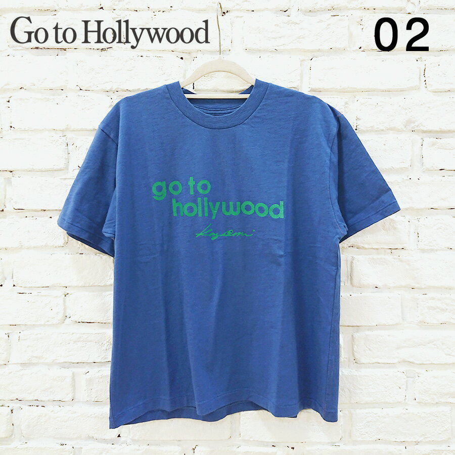 【P5倍＋最大500円OFFクーポン★5/15 0:00～5/16 1:59】Go To Hollywood ゴートゥーハリウッド 新作 テンジク KAZ OOMORI ベア TEE 1242415 ブランド レディース Tシャツ トップス 半袖 プルオーバー プリント プリントTシャツ バックプリント バックプリントTシャツ