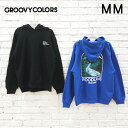 SALE セール GROOVY COLORS グルーヴィーカラーズ 裏毛 WOODLAND パーカー 1638418 レディース メンズ トップス トレーナー スウェット プルオーバー パーカー フーディー プリント グラフィック