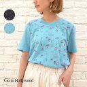 SALE セール Go To Hollywood ゴートゥーハリウッド テンジク TAKESHI WADA ソウガラ TEE 1222417 ブランド ゴートゥー レディース Tシャツ コーデ トップス インナー 総柄 プリント